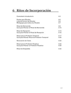 6 Ritos de Incorporación