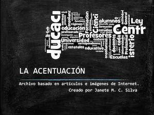 La Acentuacion