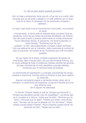 El+día+en+que+jesús+guardó+silencio