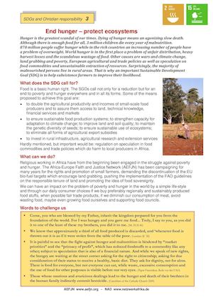 End Hunger Protect Ecosystems