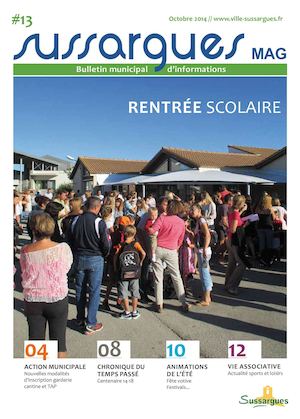 Sussargues Mag N°13 Oct 2014