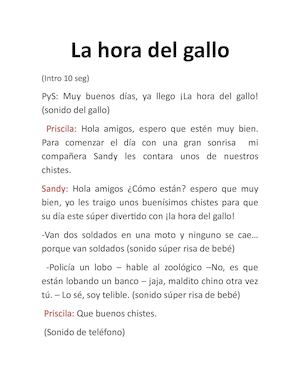La Hora Del Gallo