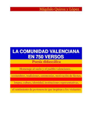 22.- LA COMUNIDAD VALENCIANA EN 750 VERSOS
