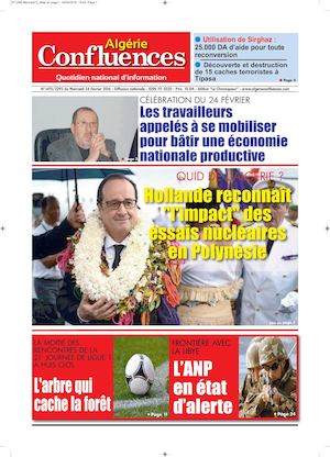 Algerie Confluences 24 Fevrier 2016