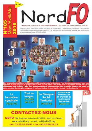 Nord FO 185 - Mars - avril - mai 2016
