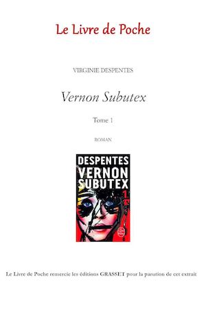 Vernon Subutex Despentes Extrait