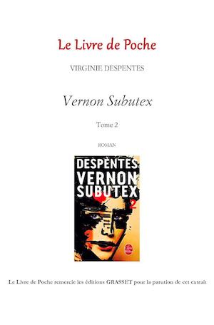 Vernon Subutex2 Despentes Extrait