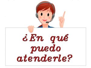 Presentación "¿En qué puedo atenderle?"