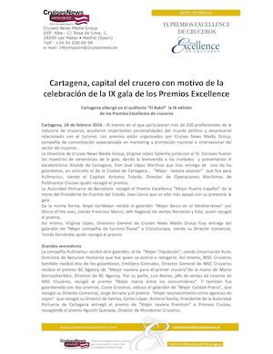 Premios Excellence 2016 - NP 01 Castellano