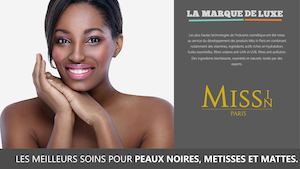 Les produits de beauté Miss In Paris