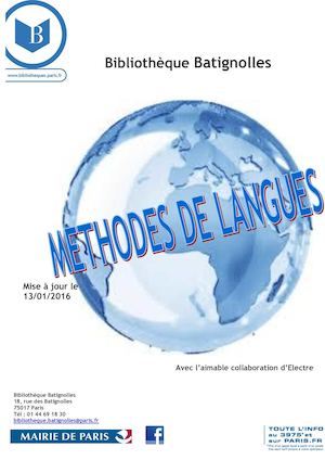 2016 - Batignolles - Méthodes de langues -