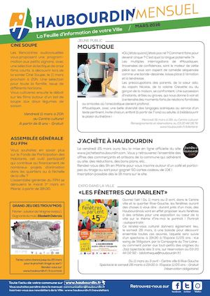 ARCHIVE - Mensuel Mars 2016