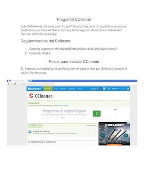 Pasos Para Instalar Ccleaner