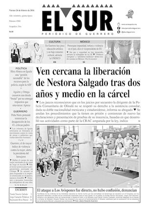 El Sur Viernes 26022016