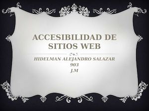 Accesibilidad De Sitios Web