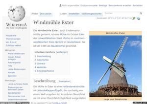 Windmühle Exter (Westfalen)