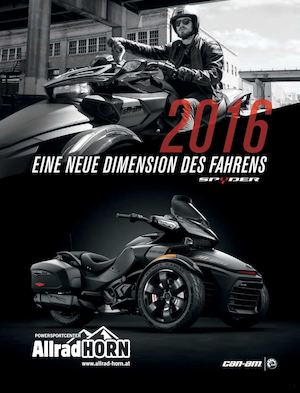 Allrad Horn Can-am Spyder Roadster 2016