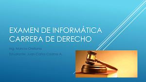 Examen De Informática