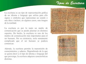 Tipos De Escritura