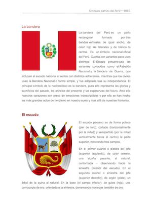 SÍMBOLOS PATRIOS DEL PERU
