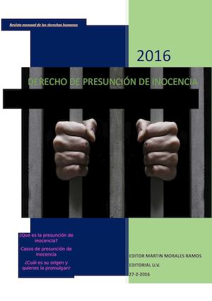 Derecho De Presunción De Inocencia