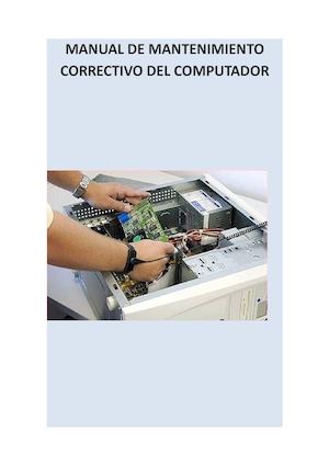 Manual De Mantenimineto correctivo Jeraldyn millan