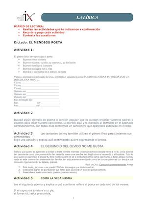 La Poesía 2º Eso Alumnos