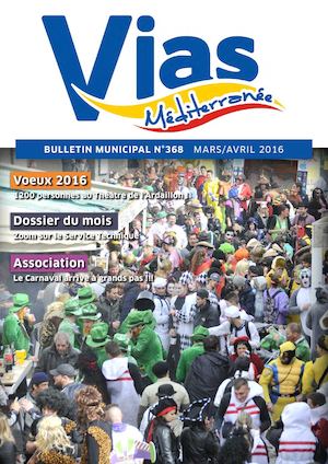 VIAS - BULLETIN MUNICIPAL N°368 / Mars-Avril2016