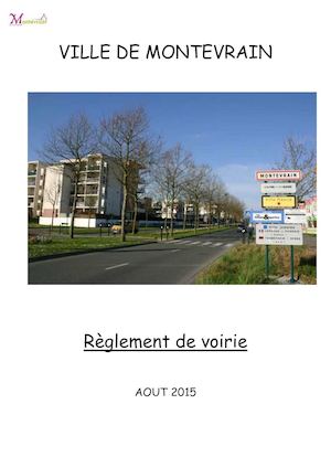 Règlement De Voirie Ville De Montevrain