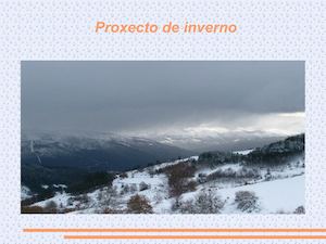 Proxecto de inverno de Lucía Fernández