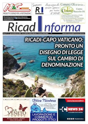 Ricadinforma Gennaio Febbraio 2016