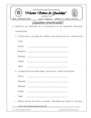 Los Elementos De La Comunicación
