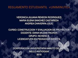 Reglamento Uniminuto