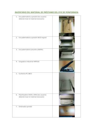 Catalogo De Recursos CFIE de Ponferrada