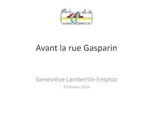 Avant La Rue Gasparin