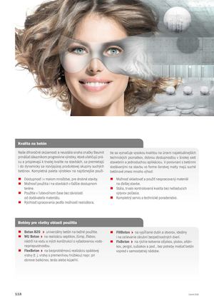 Betóny a sanácia betónu_Baumit Cenník