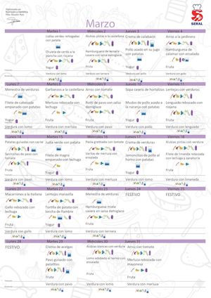 MENU MARZO