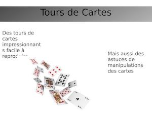 Accueil,Tours Et Accessoires De Magie,Magie Avec Les Cartes,Cartes