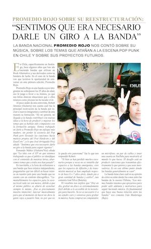 POP PUNK CHILENO WEBZINE - PROMEDIO ROJO