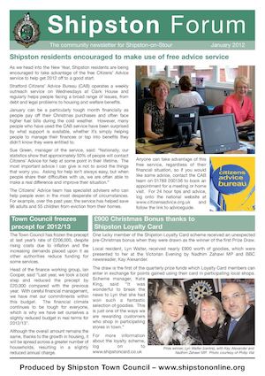 Shipston Forum - January 2012