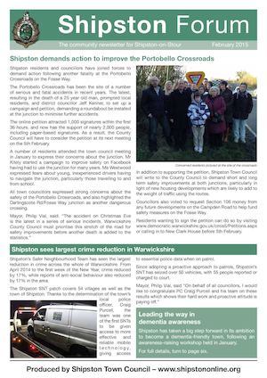 Shipston Forum - February 2015