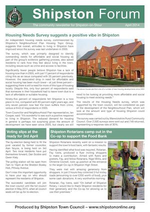 Shipston Forum - April 2014