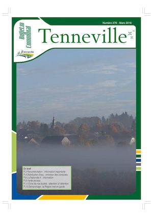 Bulletin communal de Tenneville N°276 (03/2016)