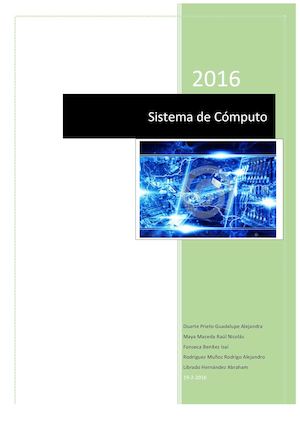 Funcionamiento De Un Sistema De Cómputo 9