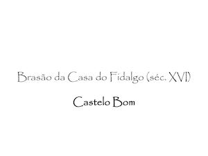 Brasão Da Casa Do Fidalgo