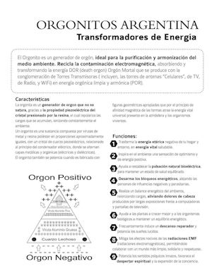 Folleto Orgonitos