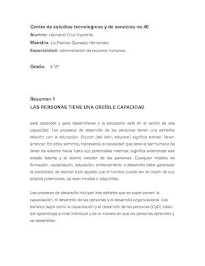 Las Personas Tienen Una Increible Capacitacion