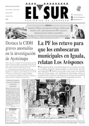 El Sur Jueves 03032016