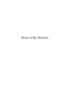 Music Is My Mistress | Duke ELLINGTON