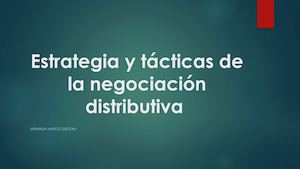 Estrategias Distributivas